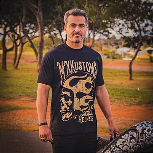 Camiseta MXK Flame Skull