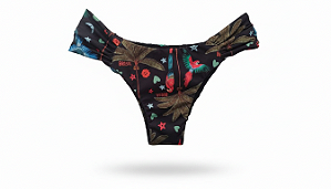 Calcinha Borboleta - Farm Arara Fundo Escuro