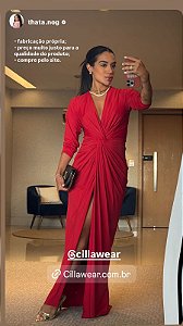 Vestido Dubai - Vermelho