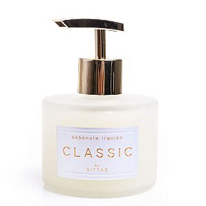 Sabonete Líquido com fragrância Sittas White Classic Refil em vidro 250ml