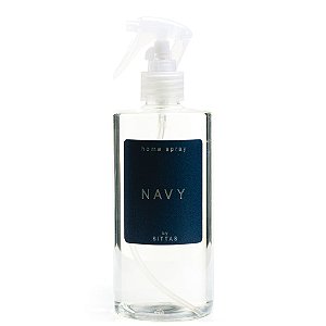 Aromatizador de ambientes Navy com fragrância Sittas Embalagem plástica transparente 500ml