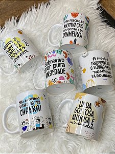 Caneca "Coleção Estressadinhas"
