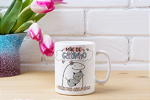 Caneca Flork " Mãe de gatinho "