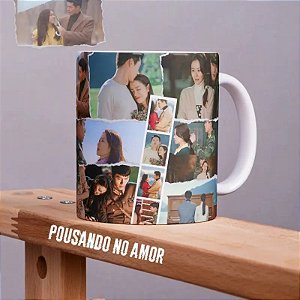 Caneca Dorama " Pousando no Amor "