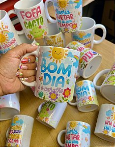 Caneca Bom dia é o Caralho