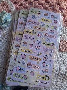 Cartela Adesivo Uau 2026