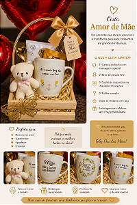 Mini cesta Amor de Mãe - Edição especial