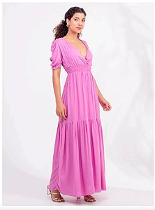 VESTIDO LONGO EM VISCOLINHO