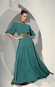 VESTIDO LONGO FLOWER