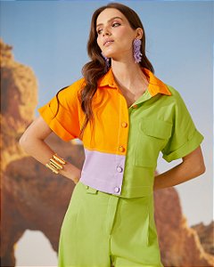 CAMISA CROPPED COLOR
