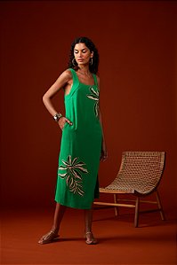 VESTIDO LINHO MIDI ESPERANÇA