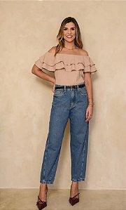 CALÇA BARREL JEANS