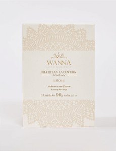 Wanna Body & Home Kit Com 3 Sabonetes Em Barra Brazilian Lacework - 90g