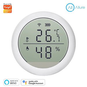 Smart Sensor de Temperatura Wifi Display Segmento