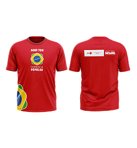 Camisa Farmácia Popular 100% Algodão