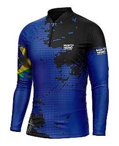 Camiseta de Pesca UV Clean Mapa Marnegro