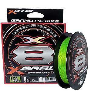 Linha Multifilamento XBraid Grand PE WX8 YGK 150m