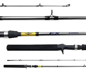 Vara FX Shimano - 1.8m (2 partes) - 06-15Lbs (carretilha)