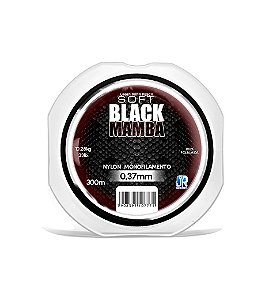 Linha Monosfilamento Soft Black Manba JR Pesca 300m - 0.37mm