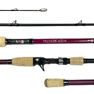 Vara Invokada Purple Lumis -20-50Lbs 2.4m 2 partes (Carretilha)