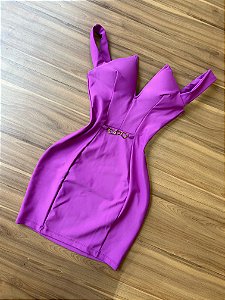 Vestido Liora - Fúcsia
