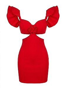 Vestido Caroline - Vermelho