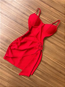Vestido Dália - Vermelho