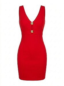 Vestido Willa- Vermelho