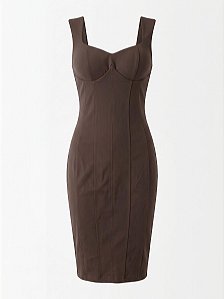 Vestido Pandora - Marrom