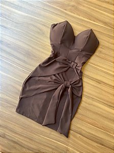 Vestido Charly - Marrom