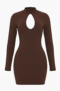 Vestido Mirele - Marrom