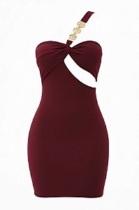 Vestido Mia - Cereja