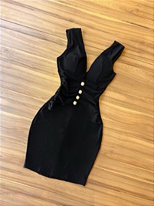 Vestido Midi Estela - Preto