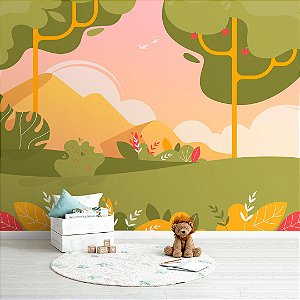 Painel Fotográfico Infantil Summer Garden