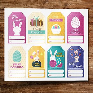 Etiquetas para Presentes de Páscoa