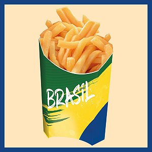 Caixa de Batata Frita Brasil 2022 com 8unidade