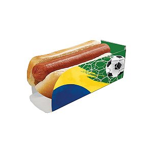 Caixa Hot Dog Brasil 2022 com 8unidades