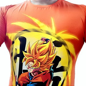 Camiseta do Goku Super SaiyaJin - Piticas