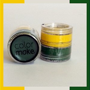 Kit Pintura Facial Colormake 2 Cores Verde e Amarelo