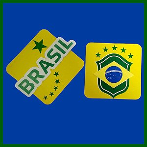Kit Mini Quadros - Brasil Copa Do Mundo