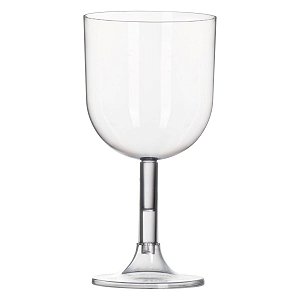 Taça para Vinhos Cristal 260ml 4unid. - Strawplast