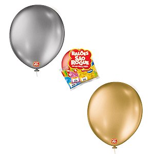 Balão 16" Metalic  - 10 unidades