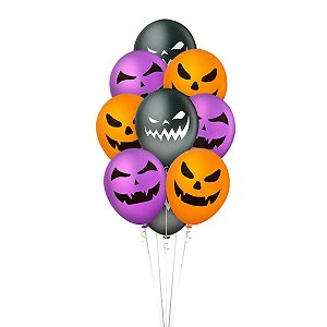 Balão 12" Latex Premium  Halloween - Regina