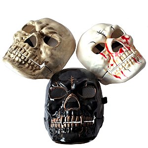 Máscara Caveira Halloween com Mandíbula articulada - YDH