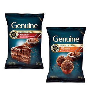 Chocolate em Pó  1kg Cacau 33/50% - Genuine