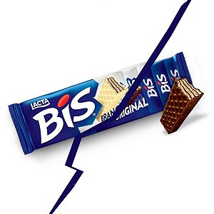 Chocolate Bis Ao Leite/Branco - Lacta