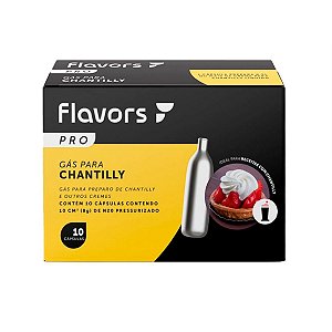 Cápsula Gás para preparo de Chantilly FlavorsPRO  - Flavors