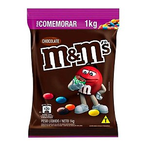 M&M Chocolate Ao Leite 1Kg - M&M'S