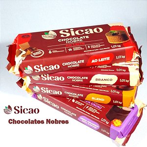 Chocolate Nobre   em barra 1kg - Sicao