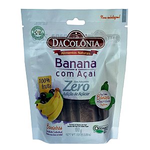 Banana com Açaí Zero adição de Açúcar 150g - DaColônia